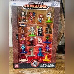 Minecraft Jada Toys Nano Metalfigs Minecraft Die-Cast Figures 1.65" 20-Pack